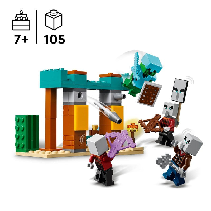 LEGO Minecraft Gift Set - 5 epic sets with 15 characters in 1 Box: Steve’s Desert Expedition, The Armory, The Nether Lava Battle, The Illager Desert Patrol, and The Lush Cave Fight - 66805 - Sold Out Games