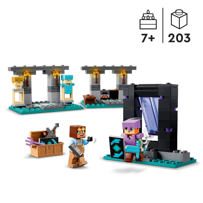 LEGO Minecraft Gift Set - 5 epic sets with 15 characters in 1 Box: Steve’s Desert Expedition, The Armory, The Nether Lava Battle, The Illager Desert Patrol, and The Lush Cave Fight - 66805 - Sold Out Games