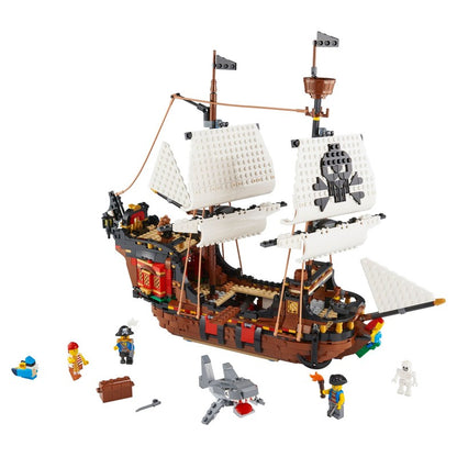 LEGO Creator 3 in 1 Pirate Ship 9+ years, 1260 pieces