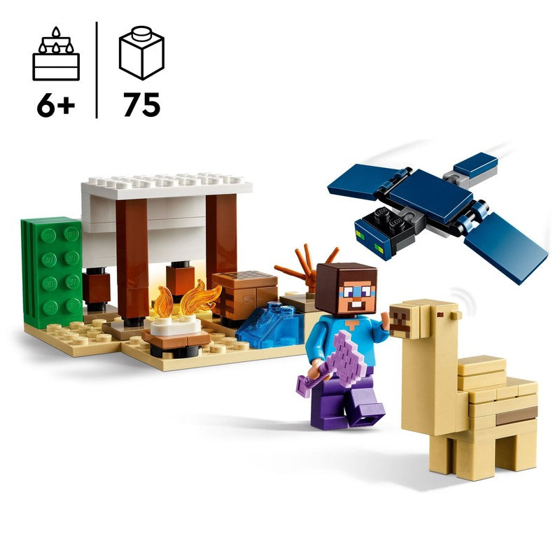 LEGO Minecraft Gift Set - 5 epic sets with 15 characters in 1 Box: Steve’s Desert Expedition, The Armory, The Nether Lava Battle, The Illager Desert Patrol, and The Lush Cave Fight - 66805 - Sold Out Games