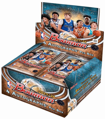 2025-26 Topps Bowman Basketball Trading Card Sealed Jumbo Hobby Box