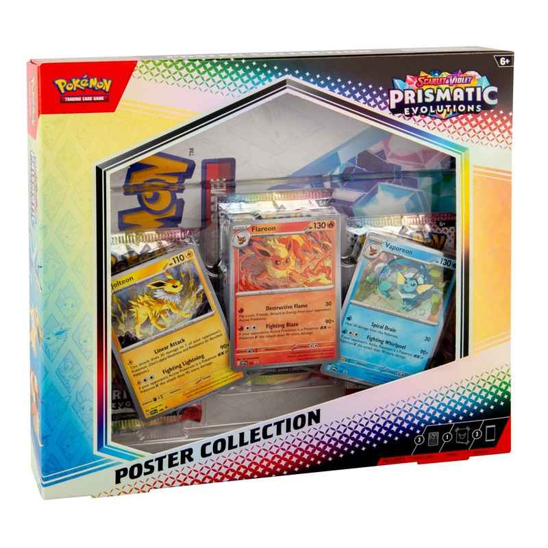 Pokemon Scarlet & Violet 8.5 Prismatic Evolutions Poster Collection