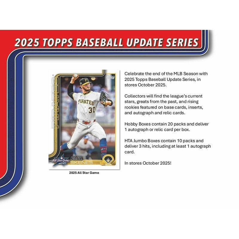 2025 Topps Update Series Baseball Hobby Box - Sold Out Games