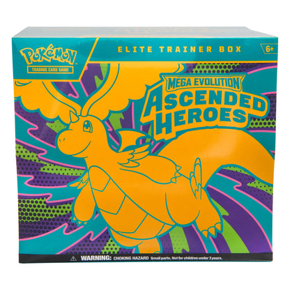 Pokemon  Trading Card Game: Mega Evolution Ascended Heroes Elite Trainer Box