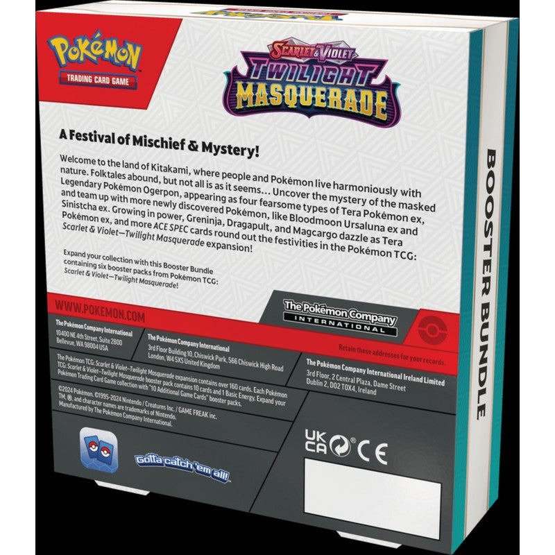 Pokémon TCG: Scarlet & Violet 6: Twilight Masquerade: Booster Bundle - Sold Out Games