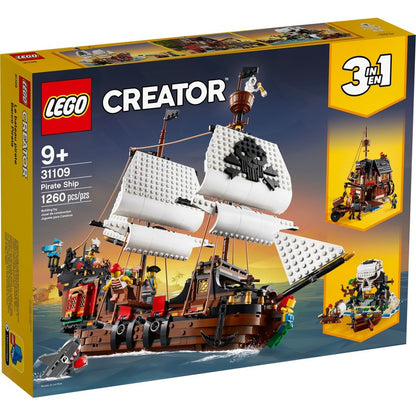LEGO Creator 3 in 1 Pirate Ship 9+ years, 1260 pieces