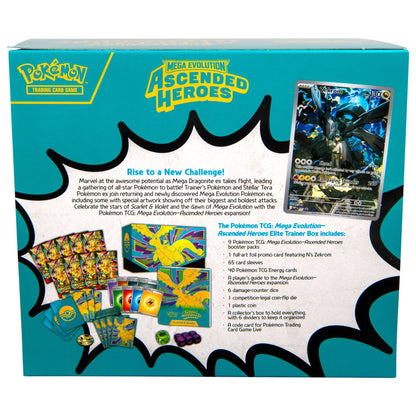 Pokemon  Trading Card Game: Mega Evolution Ascended Heroes Elite Trainer Box