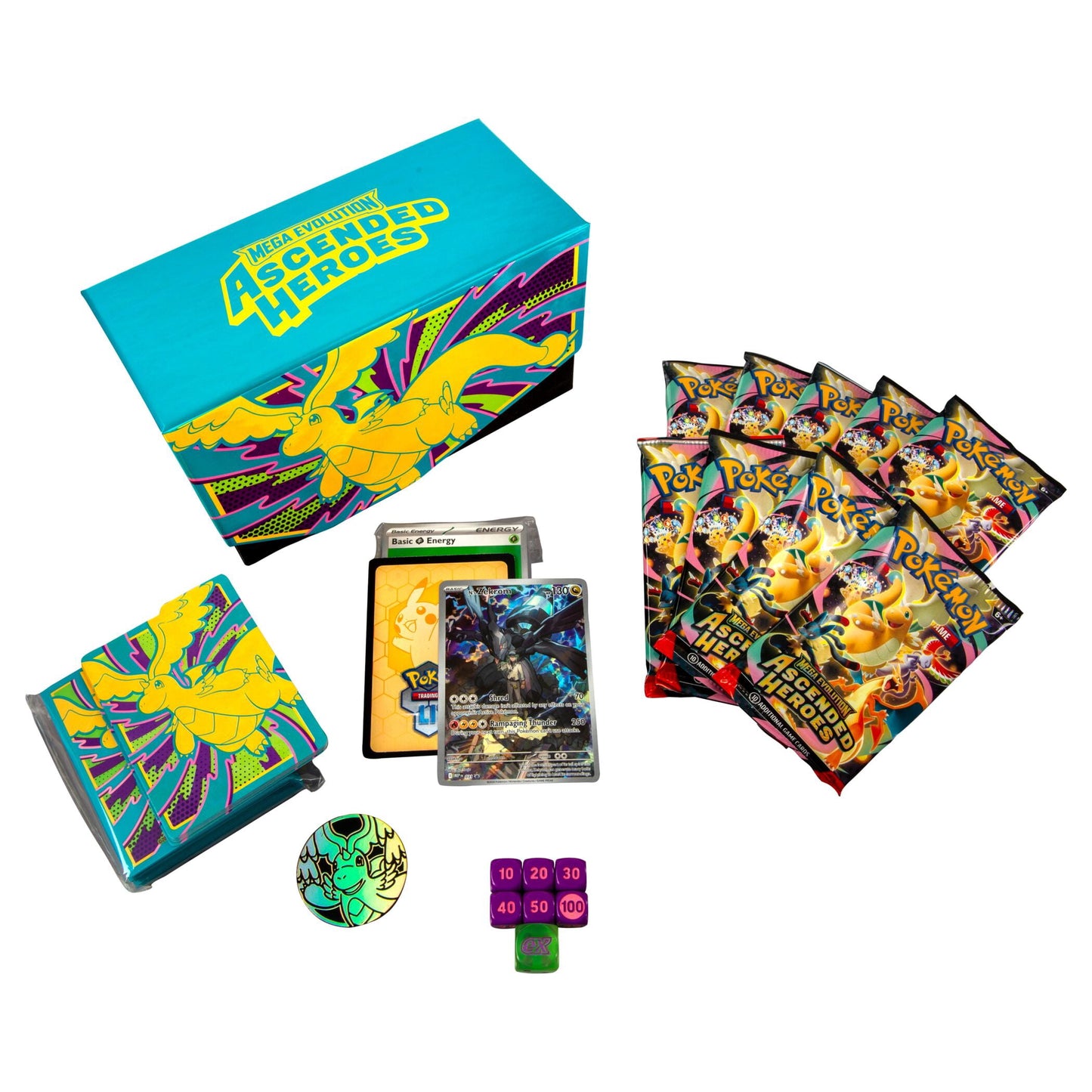 Pokemon  Trading Card Game: Mega Evolution Ascended Heroes Elite Trainer Box