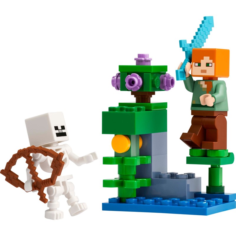 LEGO Minecraft Gift Set - 5 epic sets with 15 characters in 1 Box: Steve’s Desert Expedition, The Armory, The Nether Lava Battle, The Illager Desert Patrol, and The Lush Cave Fight - 66805 - Sold Out Games